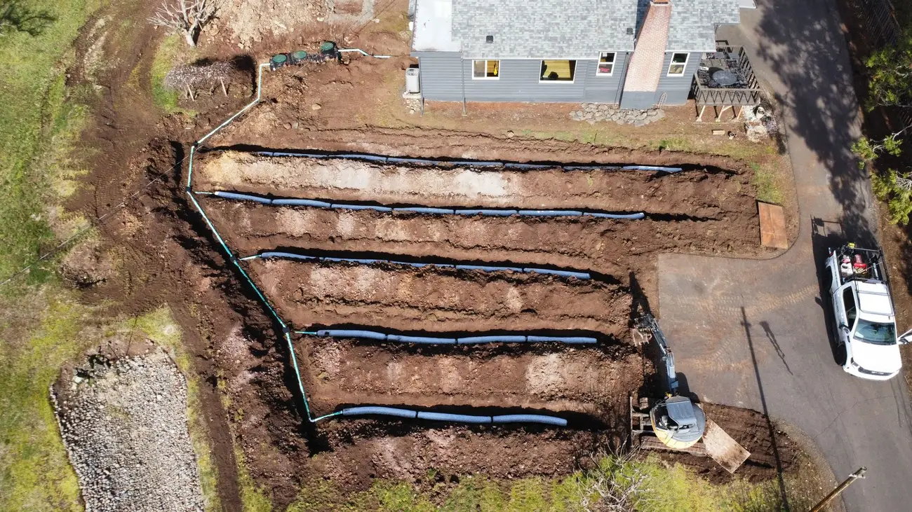 Drainfield install by Hidden Gem Septic